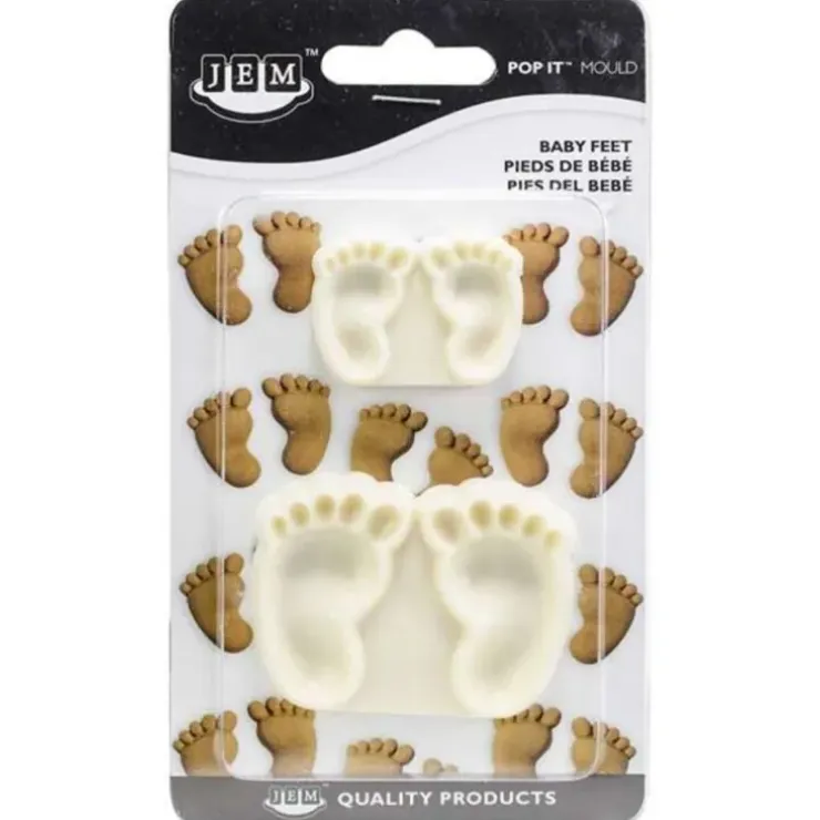 Cerf Dellier Découpoirs relief pieds (x2) New