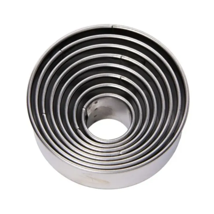 Cerf Dellier Découpoirs ronds unis inox (x 8) Clearance