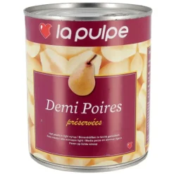 Cerf Dellier Demi  poires au sirop léger 840 g Hot