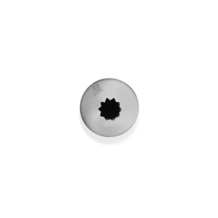 Cerf Dellier Douille cannelée petits fours inox Ø 7 mm 10 dents Discount