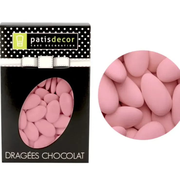Cerf Dellier Dragées chocolat Rose Nacre Patisdécor 500 g Outlet