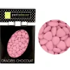 Cerf Dellier Dragées mini-coeurs chocolat roses 500 g New