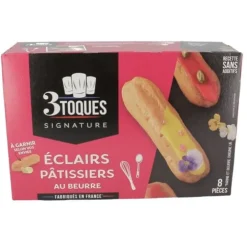 Cerf Dellier Eclairs pâtissiers au beurre (x 8) Clearance