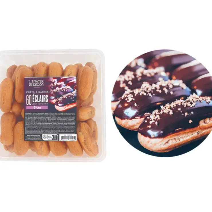 Cerf Dellier Eclairs pur beurre prêts à garnir (x 60) Online