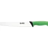 Cerf Dellier Ecoline couteau à pain manche vert 25 cm Discount