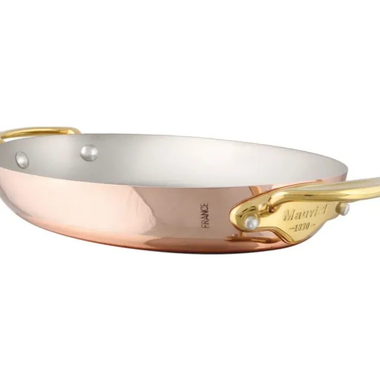 Cerf Dellier Elégance cuivre plat ovale 30 cm Outlet