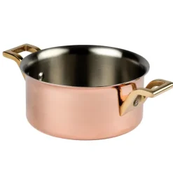 Cerf Dellier Elégance cuivre-inox mini-marmite 12 cm New
