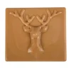 Cerf Dellier Embouts de bûches chocolat caramel origami cerf (x20)