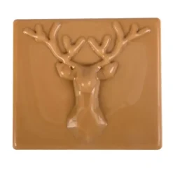 Cerf Dellier Embouts de bûches chocolat caramel origami cerf (x20)