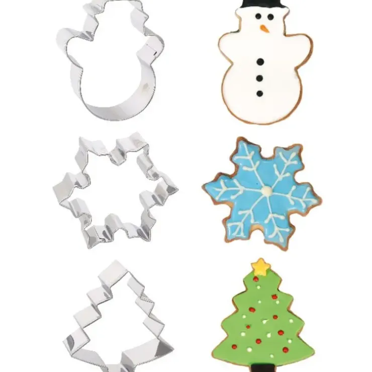 Cerf Dellier Emporte-pièce Noël assortis (x3) Discount