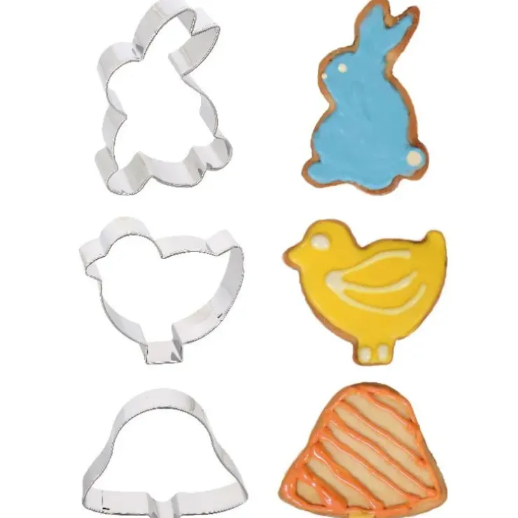 Cerf Dellier Emporte-pièce Pâques assortis (x3) Hot