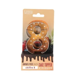Cerf Dellier Emporte-pièces cake topper "8"