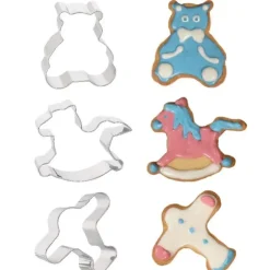 Cerf Dellier Emporte-pièces Naissance assortis (x3) Discount
