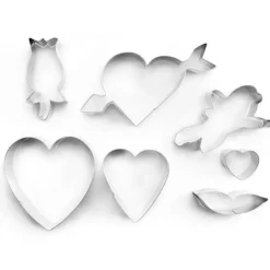 Cerf Dellier Emporte-pièces Saint Valentin assortis (x 7) Discount