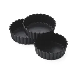 Cerf Dellier Exoglass 12 tourtières cannelées 10 cm Sale