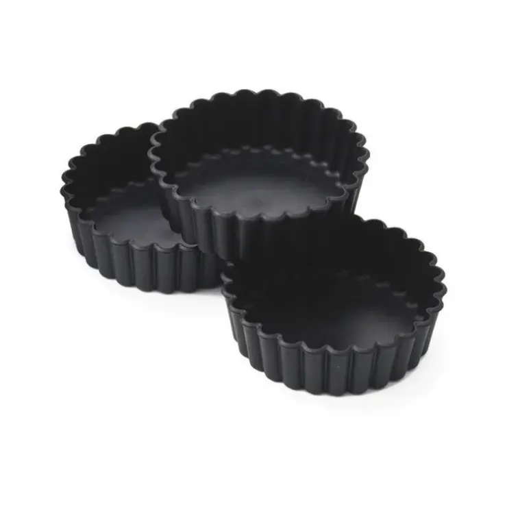 Cerf Dellier Exoglass 12 tourtières cannelées 10 cm Sale