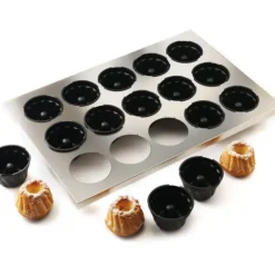 Cerf Dellier Exoglass plaque inox de 15 kouglofs 9 cm Discount