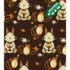 Cerf Dellier Feuilles transfert chocolat Lapin (x10) Clearance