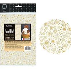 Cerf Dellier Feuilles transfert Flocons (x5) Outlet