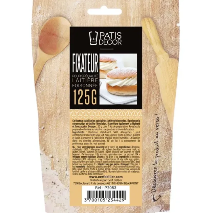 Cerf Dellier Fixateur pour spécialité laitière foisonnée 125 g Best