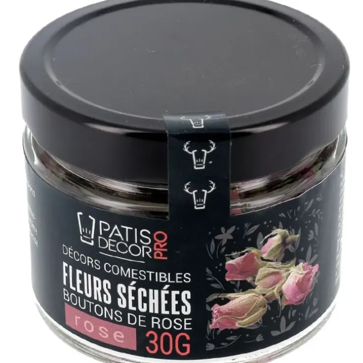 Cerf Dellier Fleurs séchées de roses roses 30 g
