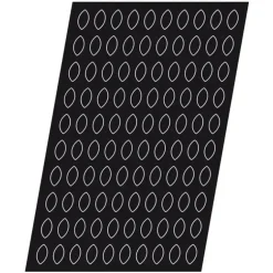 Cerf Dellier Flexipan GN 1/1 plaque de 32 grandes quenelles 8,4x4,4x3,5 cm Best