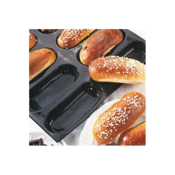 Cerf Dellier Flexipan 60x40 plaque de 24 brioches longues 13x4,8 cm Discount