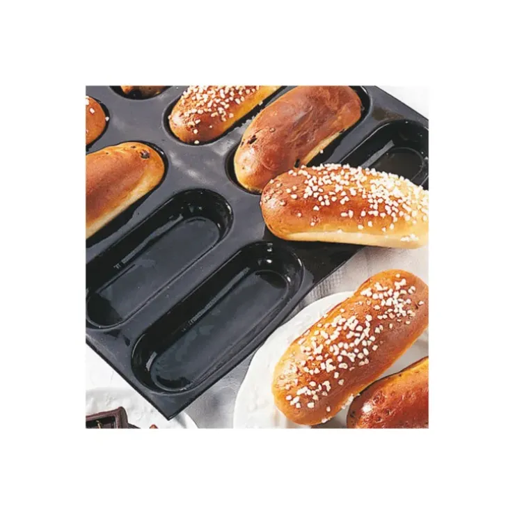 Cerf Dellier Flexipan 60x40 plaque de 24 brioches longues 13x4,8 cm Discount