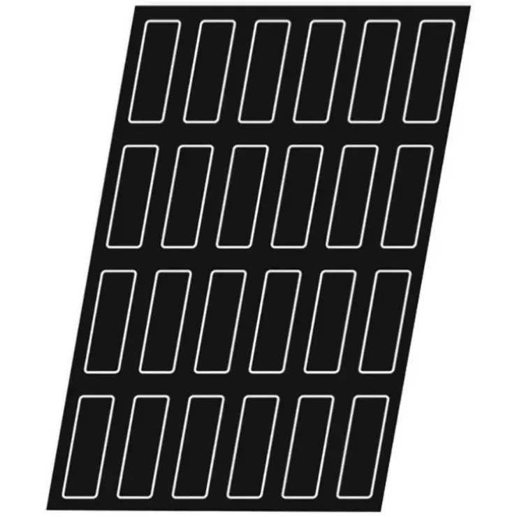 Cerf Dellier Flexipan 60x40 plaque de 24 cakes sans rainures 12x4 cm Discount