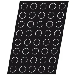 Cerf Dellier Flexipan 60x40 plaque de 40 cônes 5x4 cm Online
