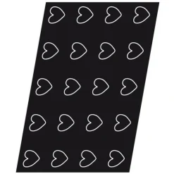 Cerf Dellier Flexipan 60x40 plaque de 20 coeurs 6,5x6x1,6 cm Hot