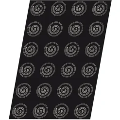 Cerf Dellier Flexipan 60x40 plaque de 24 demi- sphères spirales 3,6 cm
