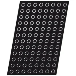 Cerf Dellier Flexipan 60x40 plaque de 45 demi- sphères inversées 2,6 cm Discount