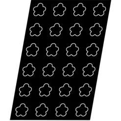Cerf Dellier Flexipan 60x40 plaque de 24 fleurs 7,8x2 cm Best
