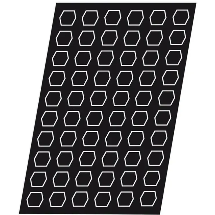 Cerf Dellier Flexipan 60x40 plaque de 60 hexagones 4,5x4 cm Hot