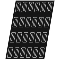 Cerf Dellier Flexipan 60x40 plaque de 24 lingots rainurés 10x4 cm