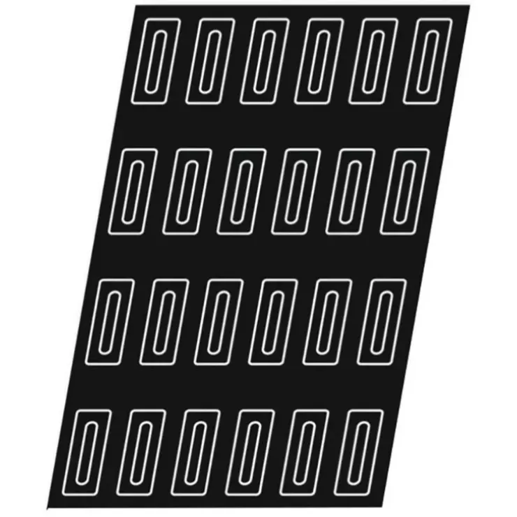 Cerf Dellier Flexipan 60x40 plaque de 24 lingots rainurés 10x4 cm