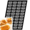 Cerf Dellier Flexipan 60x40 plaque de 40 madeleines 7,8x4,7 cm Outlet