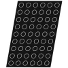 Cerf Dellier Flexipan 60x40 plaque de 54 mini-cylindres  3,8 cm