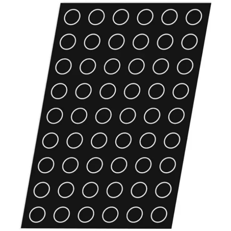 Cerf Dellier Flexipan 60x40 plaque de 54 mini-cylindres 3,8 cm