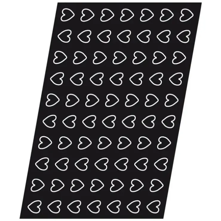 Cerf Dellier Flexipan 60x40 plaque de 70 mini-coeurs 4,1x3,8 cm Best