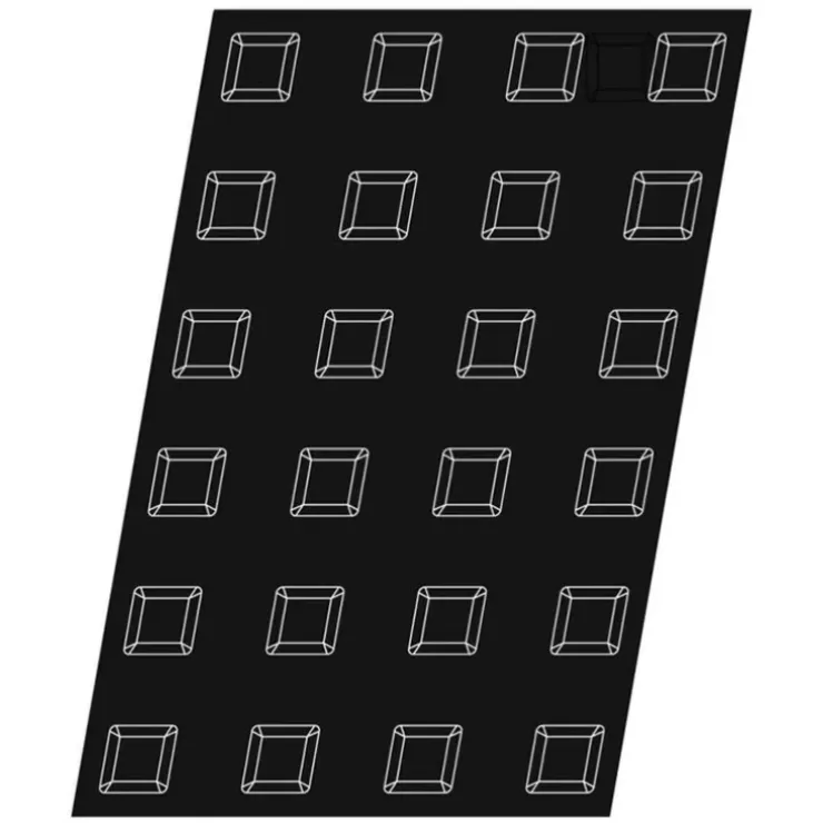 Cerf Dellier Flexipan 60x40 plaque de 24 mini-écrins 5x5x2,9 cm Hot