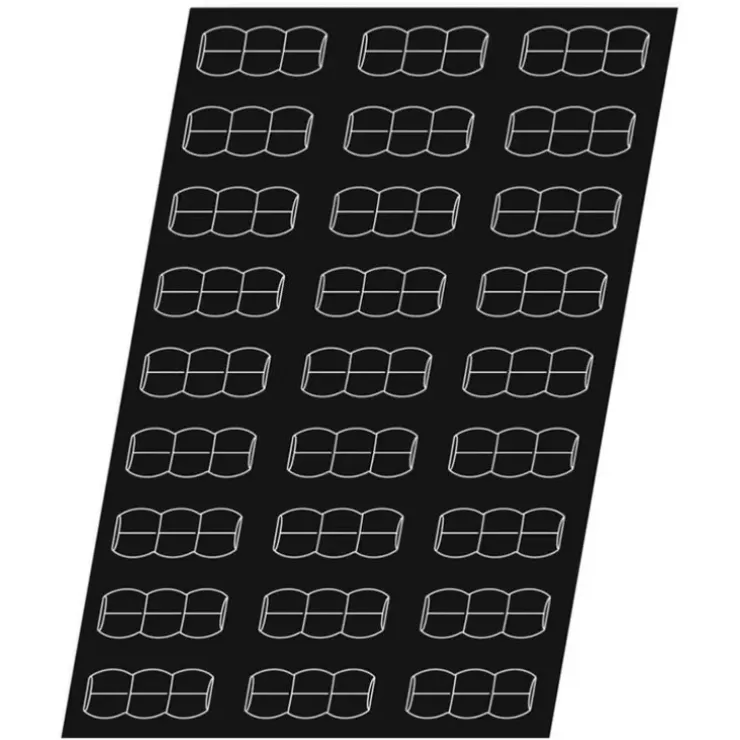 Cerf Dellier Flexipan 60x40 plaque de 27 mini-chenilles 10x4x3,6 cm Outlet