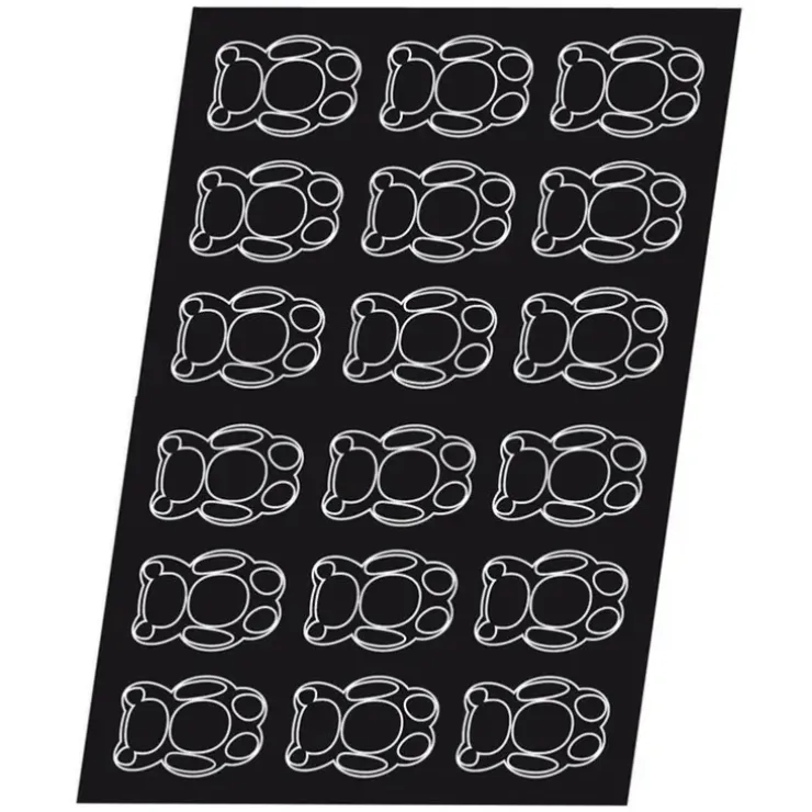 Cerf Dellier Flexipan 60x40 plaque de 18 nounours 9x6x2 cm Sale