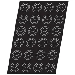 Cerf Dellier Flexipan 60x40 plaque de 24 paysages 7,5x2,4 cm Hot