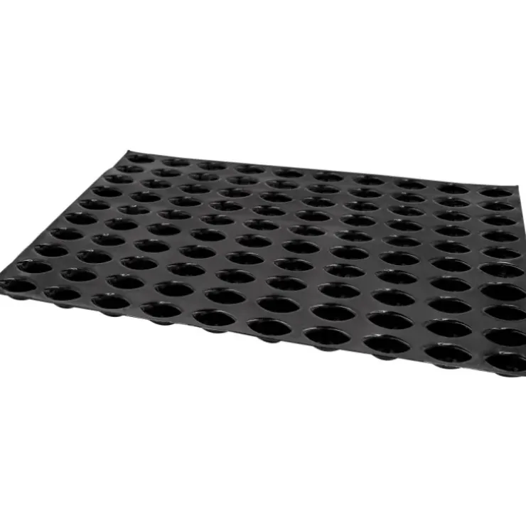 Cerf Dellier Flexipan 60x40 plaque de 100 petites quenelles 4,4x2,2x1,7 cm