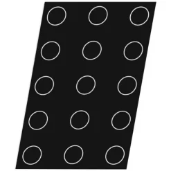 Cerf Dellier Flexipan 60x40 plaque de 15 quiches/florentins 10 cm Clearance