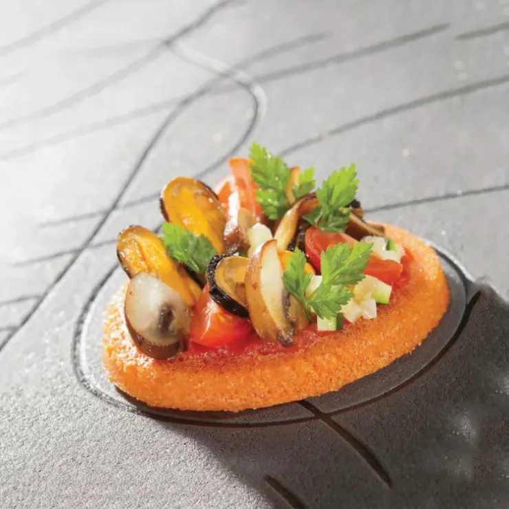 Cerf Dellier Flexipan 60x40 plaque de 15 quiches/florentins 10 cm Clearance