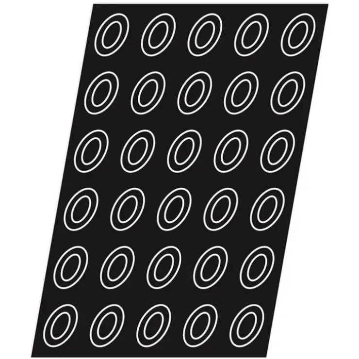 Cerf Dellier Flexipan 60x40 plaque de 24 savarins ovales 8x6 cm Hot