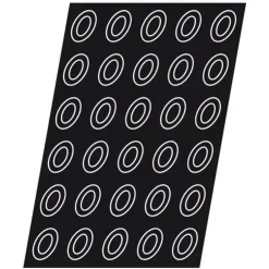 Cerf Dellier Flexipan 60x40 plaque de 30 savarins ovales 7x5 cm Outlet